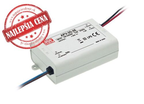 LED napájací zdroj 36W / 12V APV-35-12