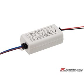 LED napájací zdroj 8W / 12V MeanWell APV-8-12 LED napájací zdroj 8W / 12V MeanWell APV-8-12