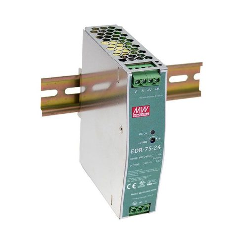 EDR-75-24 napájací zdroj na DIN lištu 77W / 24V 