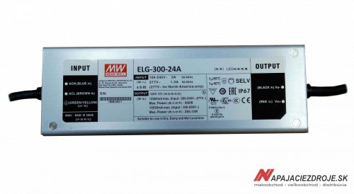 LED napájací zdroj 264W / 12V ELG-300-12A