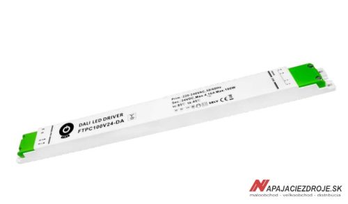 SLIM LED napájací zdroj 100W / 12V FTPC100V12-DA (DALI/ PUSH DIMM)