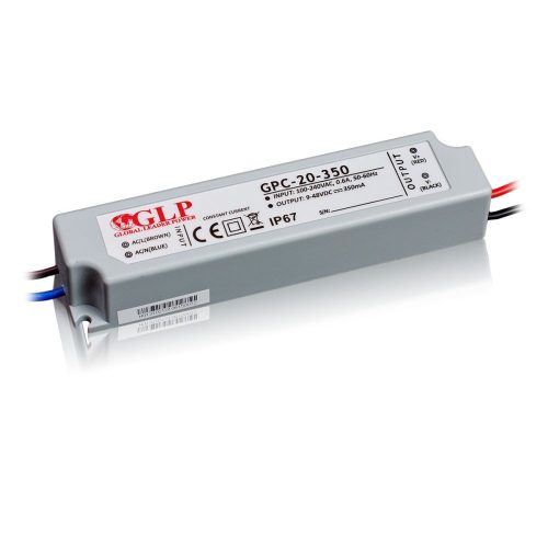 Prúdový LED napájací zdroj (9 - 30V)/ 700mA GPCP-20-700