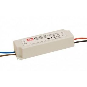 Prúdový LED napájací zdroj 20W / 350mA LPC-20-350 Prúdový LED napájací zdroj 20W / 350mA LPC-20-350