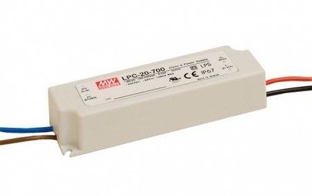 Prúdový LED napájací zdroj 20W / 350mA LPC-20-350