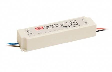 Prúdový LED napájací zdroj 35W / 1400mA LPC-35-1400