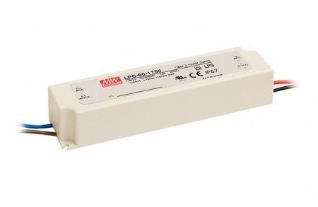 Prúdový LED napájací zdroj 60W / 1050mA LPC-60-1050