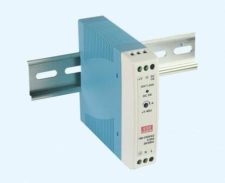 MDR-20-15 napájací zdroj na DIN lištu 20W / 15V 