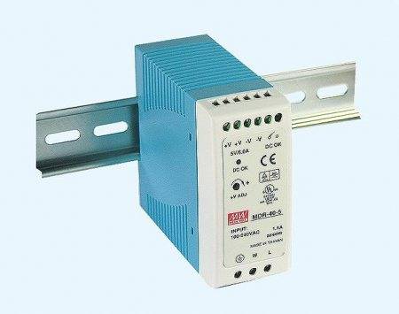 MDR-40-5 napájací zdroj na DIN lištu 30W / 5V 