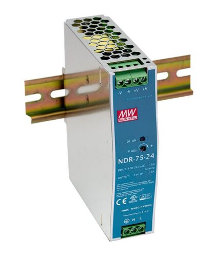 NDR-75-12 napájací zdroj na DIN lištu 75W / 12V 
