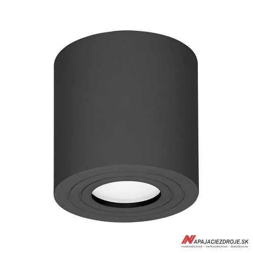 LED svietidlo kruhové, čierny antracit (GU10 max 50W)
