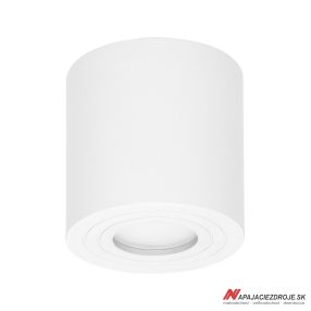 LED svietidlo kruhové, biele (GU10 max 50W)