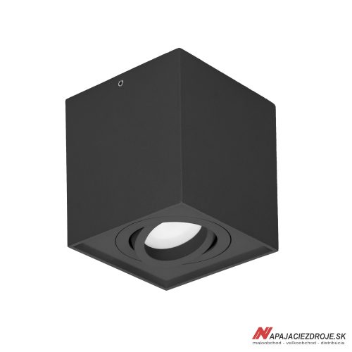 LED svietidlo štvorcové, čierny antracit (GU10 max 35W)