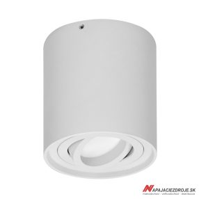LED svietidlo kruhové, biele (GU10 max 35W)