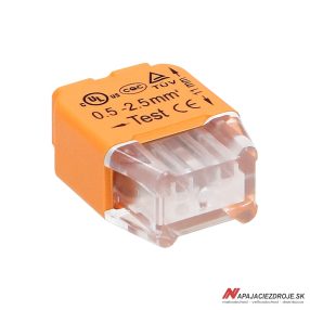 Svorka natláčacia  (lustrová) pre 2 vodiče