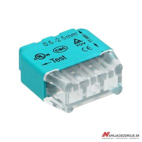 Svorka natláčacia  (lustrová) pre 3 vodiče