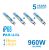 960W PARALEL PACK HYRITE 4x TLG-24E240C, profi LED napájací zdroj 4x 240W/24V = 960W, IP68, 18MM