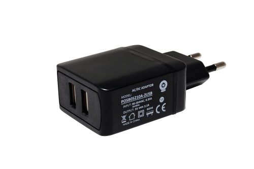 Adaptér - USB 5V/2,1A POSB05210A-2USB