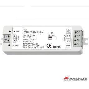 Prijímač RF dvojkanálový PRO-V2 (2x5A pre WW/CW) Prijímač RF dvojkanálový PRO-V2 (2x5A pre WW/CW)
