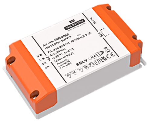 SNAPPY SD96-24VL6, stmievateľný profi LED napájací zdroj 96W/24V