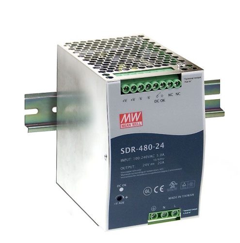 SDR-480-48 napájací zdroj na DIN lištu 480W / 48V 