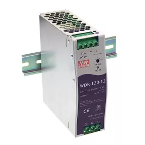 WDR-120-12 napájací zdroj na DIN lištu 120W / 12V 
