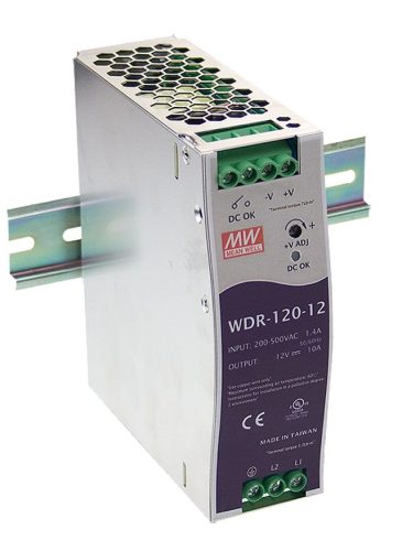 WDR-120-48 napájací zdroj na DIN lištu 120W / 48V 