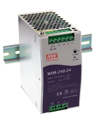 WDR-240-48 napájací zdroj na DIN lištu 240W / 48V 