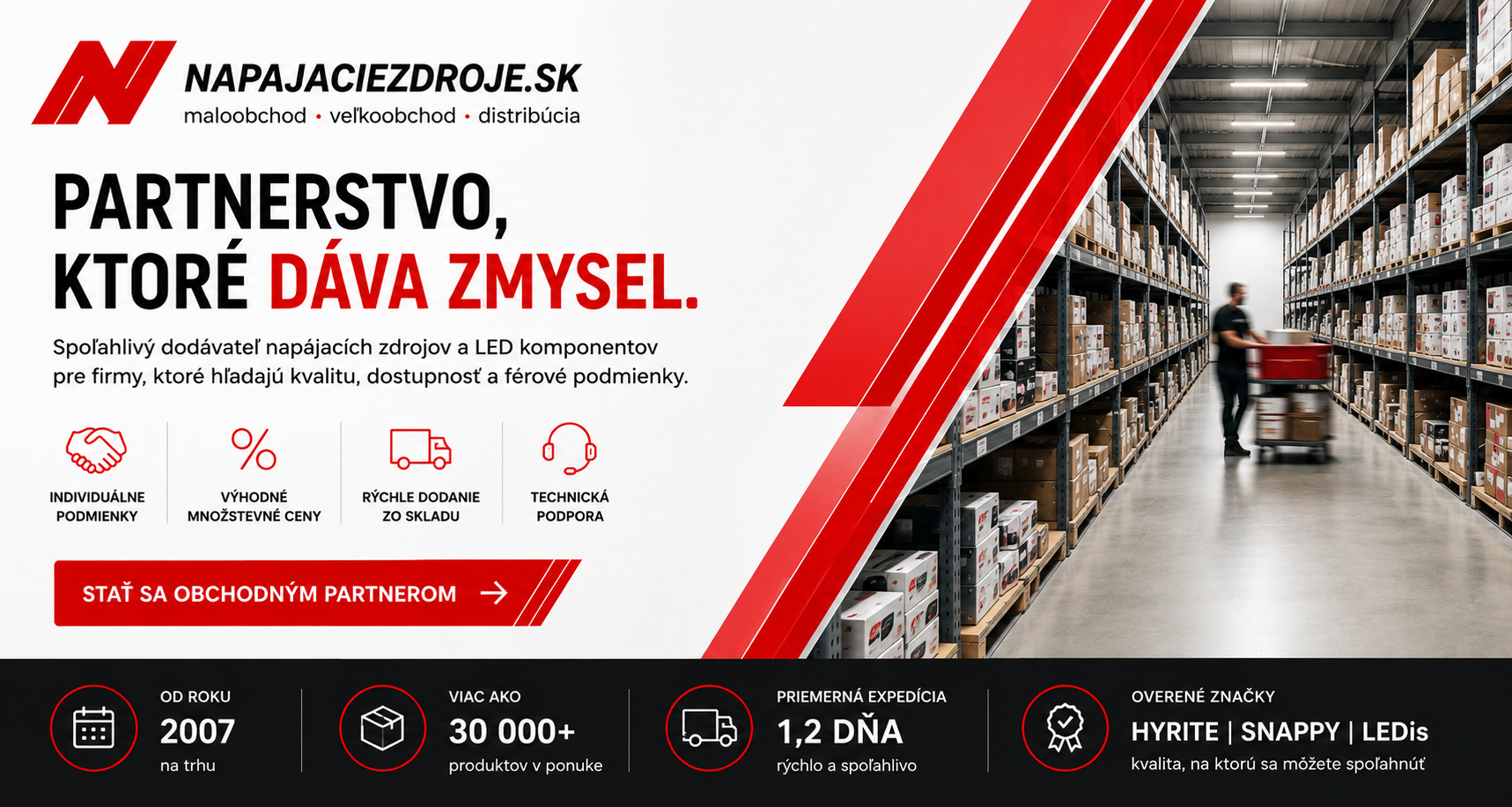 Obchodná spolupráca Napajaciezdroje.sk